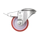 GEWISS - KIT 4 RUOTE GIREVOLI - ARMADI PAVIMENTO 19'' - DOTATE DI FRENO