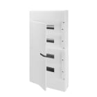 GEWISS - CENTRALINO DA ARREDO CON PARETI LISCE - PREDISPOSTO PER ALLOGGIAMENTO MORSETTIERE - PORTA CIECA - (18X4) 72M IP40 GW40073