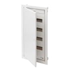 GEWISS - CENTRALINO DA INCASSO PER PARETI IN CARTONGESSO - CON MORSETTIERE - 48 MODULI - PORTA CIECA E CORNICE IN METALLO GW40164N