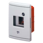 GEWISS - CENTRALINO PER INCASSO STAGNO PER EMERGENZA - 4 MODULI - GUIDA EN50022 - GRIGIO RAL 7035 GW42232