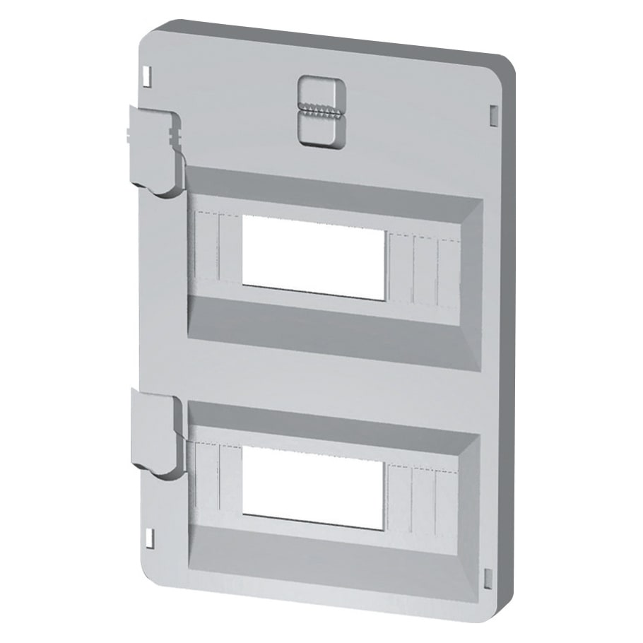 GEWISS - PANNELLO FRONTALE FINESTRATO 8 MODULI QUADRI 236X316 - GRIGIO RAL 7035