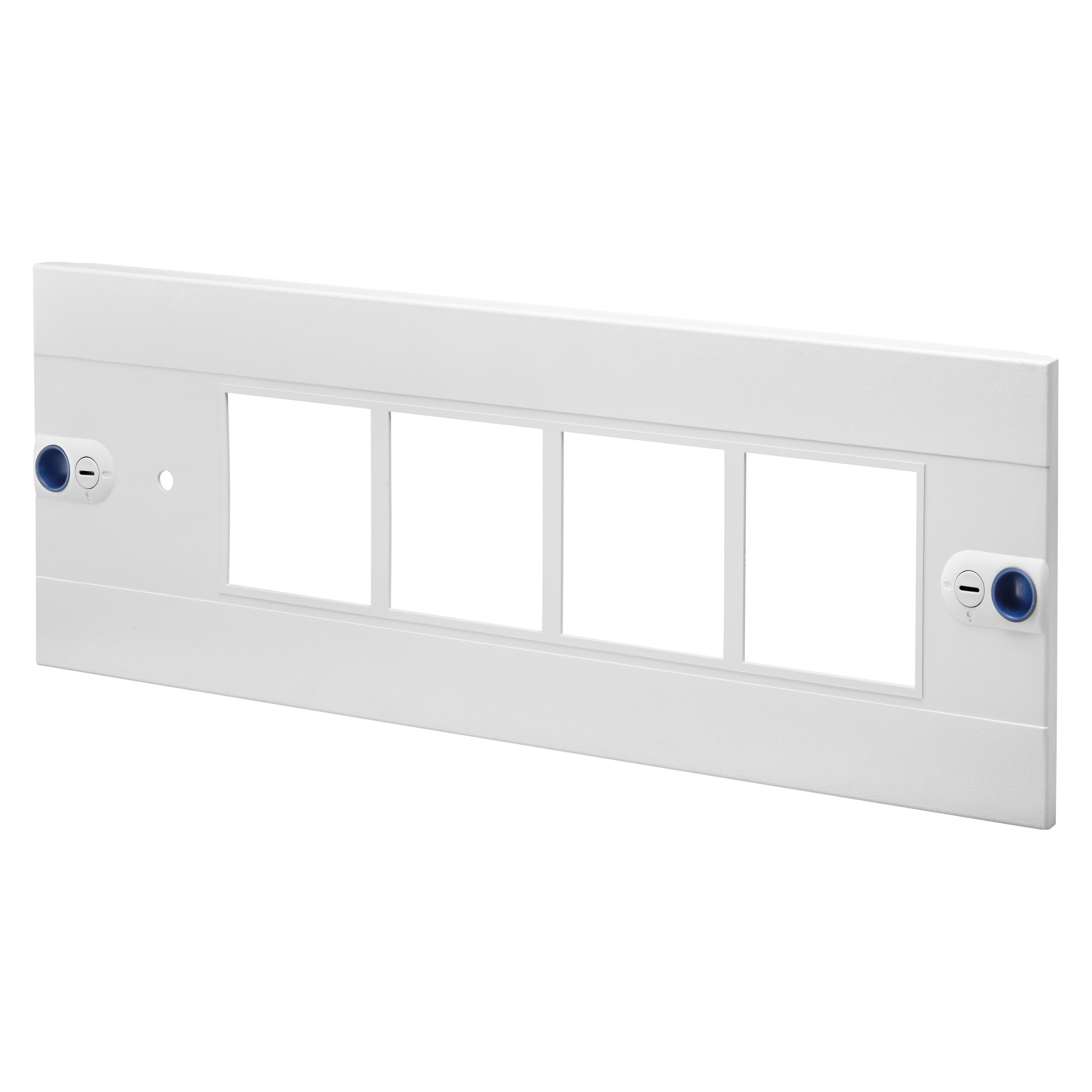 GEWISS - PANNELLO FRONTALE PER STRUMENTI DI MISURA E COMMUTATORI - CVX 160I/160E - 24 MODULI - 4 STRUMENTI 96X96 - 600X200