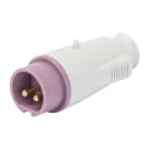 GEWISS - SPINA MOBILE DIRITTA - IP44 - 3P 32A 20-25V 50-60HZ - VIOLA - S.R. - CABLAGGIO A VITE