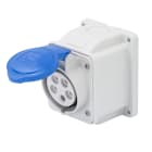 GEWISS - PRESA FISSA DA PARETE A 10° - IP44 - 3P+N+T 32A 200-250V 50/60HZ - BLU - 9H - CABLAGGIO A VITE