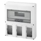 GEWISS - QUADRETTO VUOTO VERTICALE COMBIBLOC 3 PRESE - IP44/55