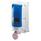 GEWISS - PRESA FISSA VERTICALE - CON FONDO - TRASFORMATORE DI SICUREZZA - IMPIEGHI GRAVOSI - 2P 160VA SELV - IP66 GW66998