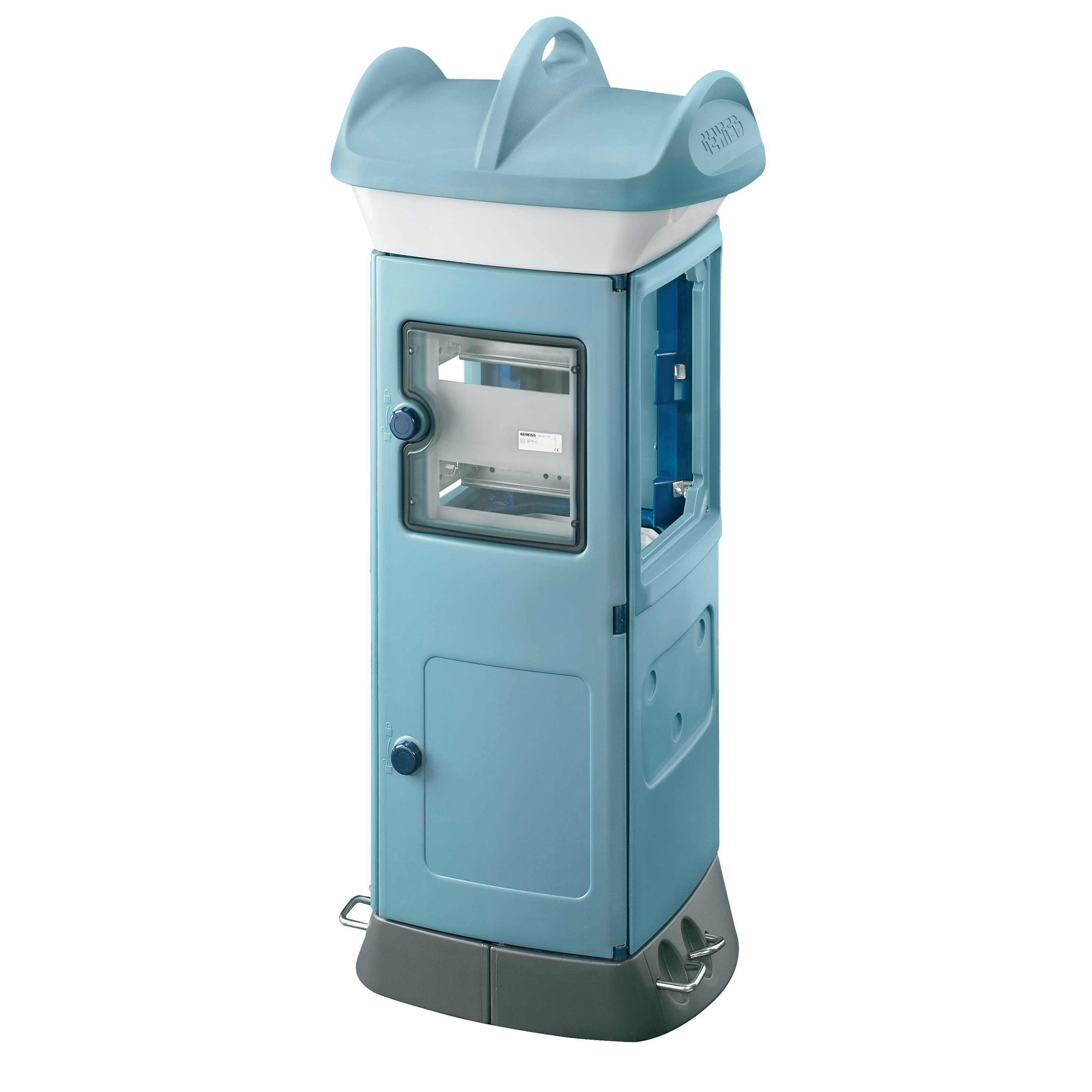 GEWISS - QMC63B - VUOTO - BIFACCIALE - LATO A 1 PANNELLO LATO B 1 PANNELLO - AZZURRO