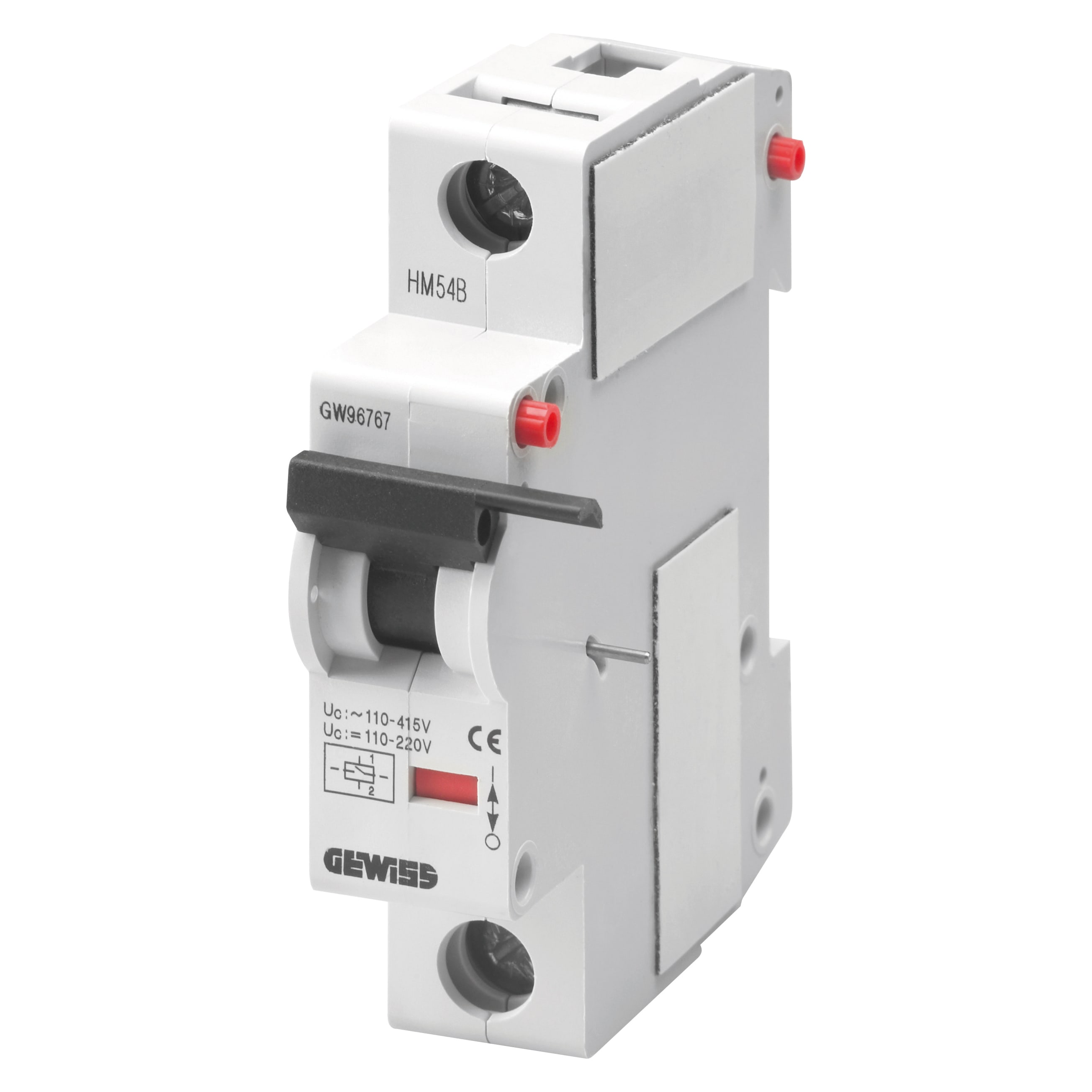 GEWISS - SGANCIATORE A LANCIO DI CORRENTE PER SALVAMOTORI - 110-415V - 1 MODULO GW96767