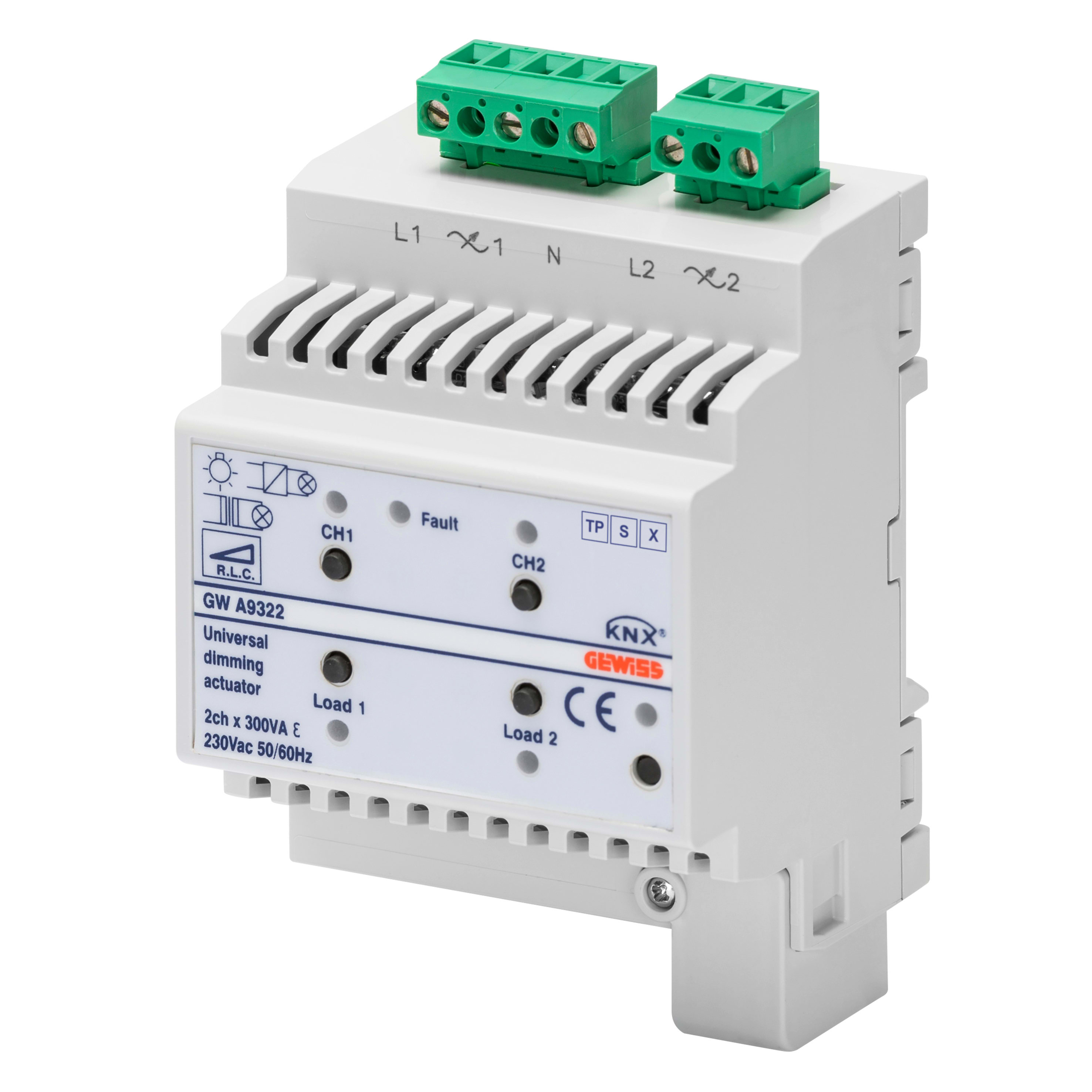 GEWISS - DIMMER UNIVER KNX SEC 2 CAN X 300W G.DIN GWA9322