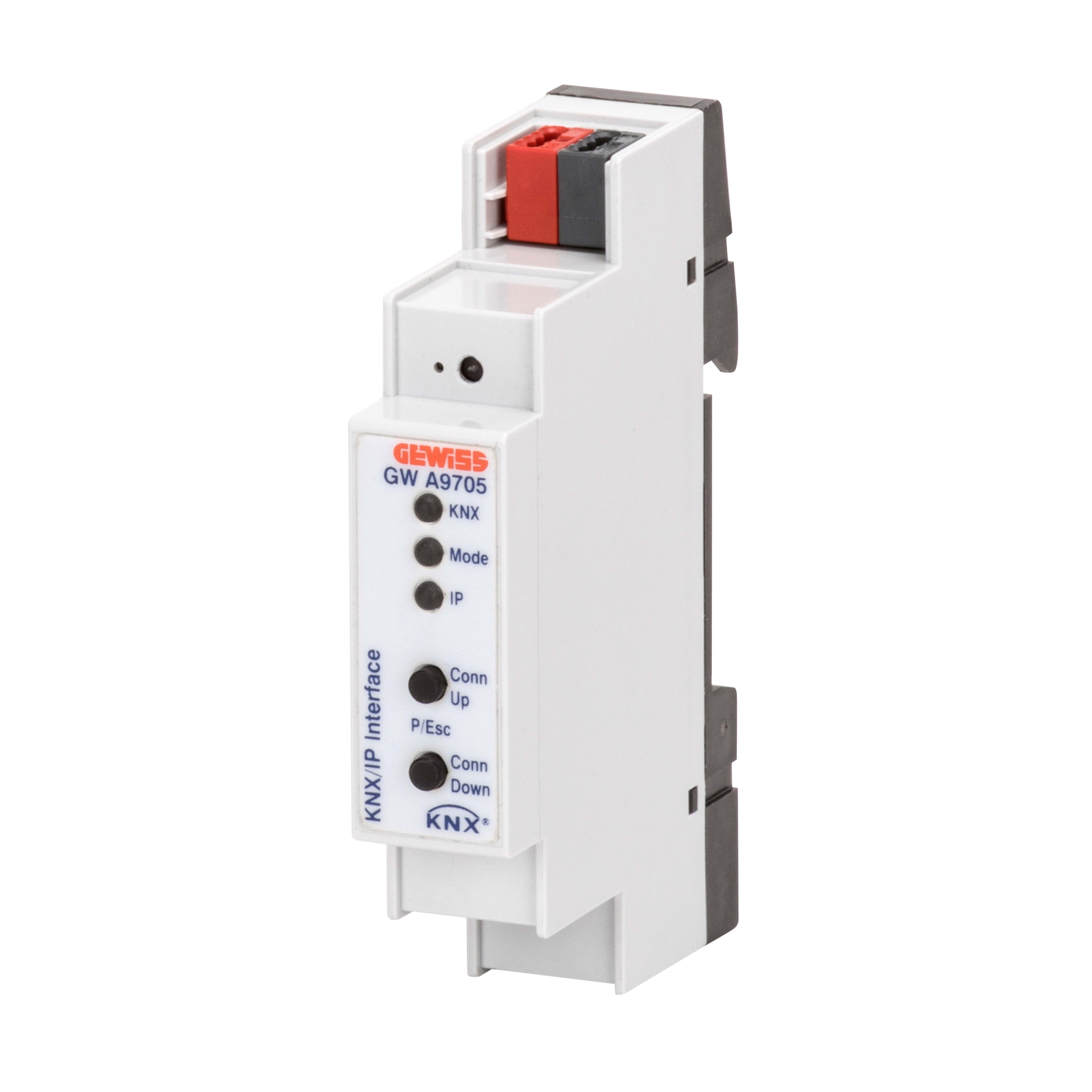 GEWISS - INTERFACCIA KNX/IP - IP20 - 1 MODULO DIN GWA9705