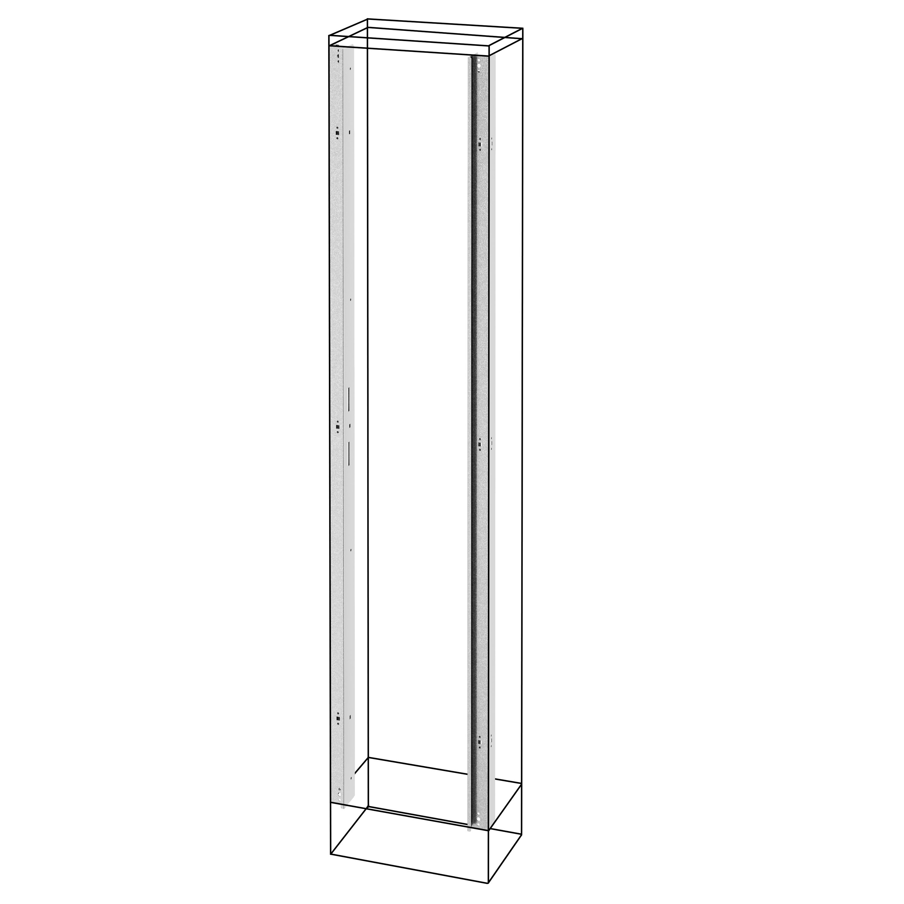 GEWISS - COPPIA DI MONTANTI ANTERIORI - PER VANO ESTERNO - QDX 630 L - 1800MM GWD3051