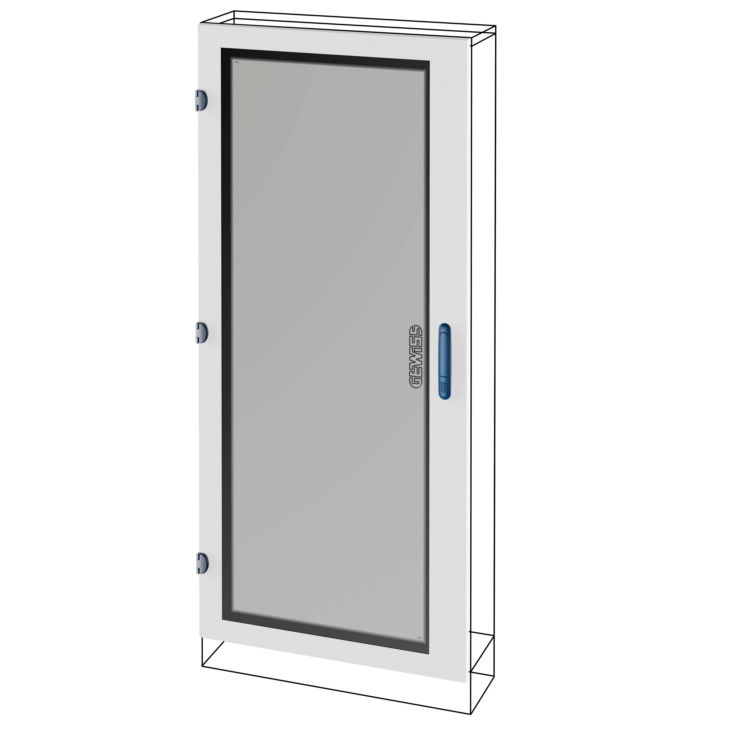 GEWISS - PORTA IN VETRO - QDX 630 L - PER STRUTTURE 850X1800MM GWD3072