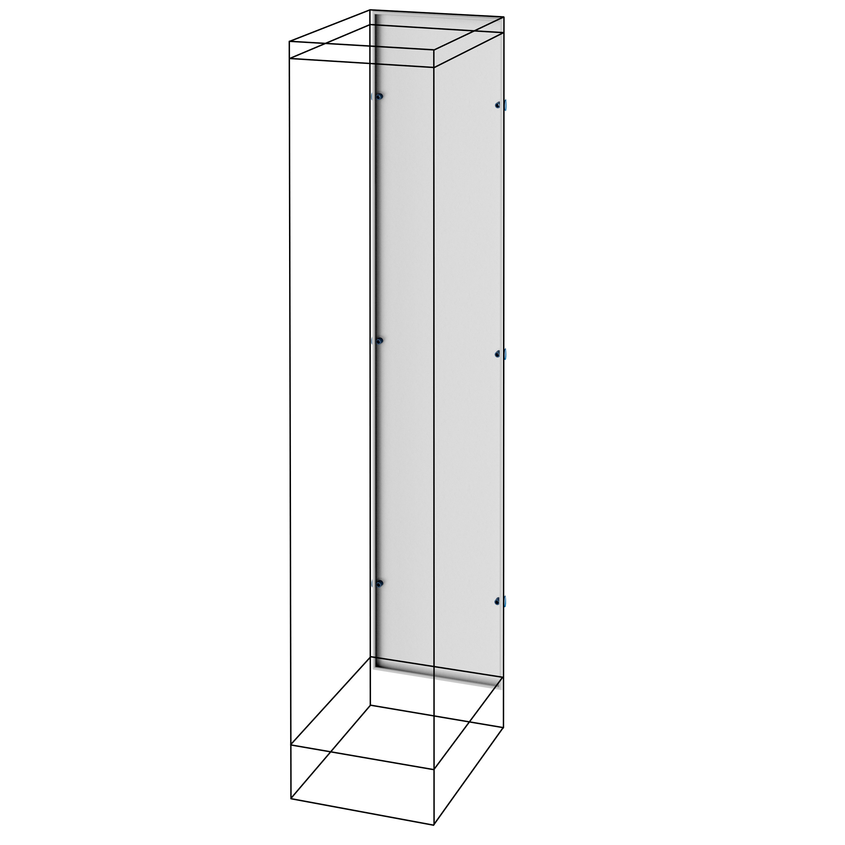 GEWISS - PANNELLO POSTERIORE - VANO ESTERNO - QDX 630 H - 400X1600MM GWD3196