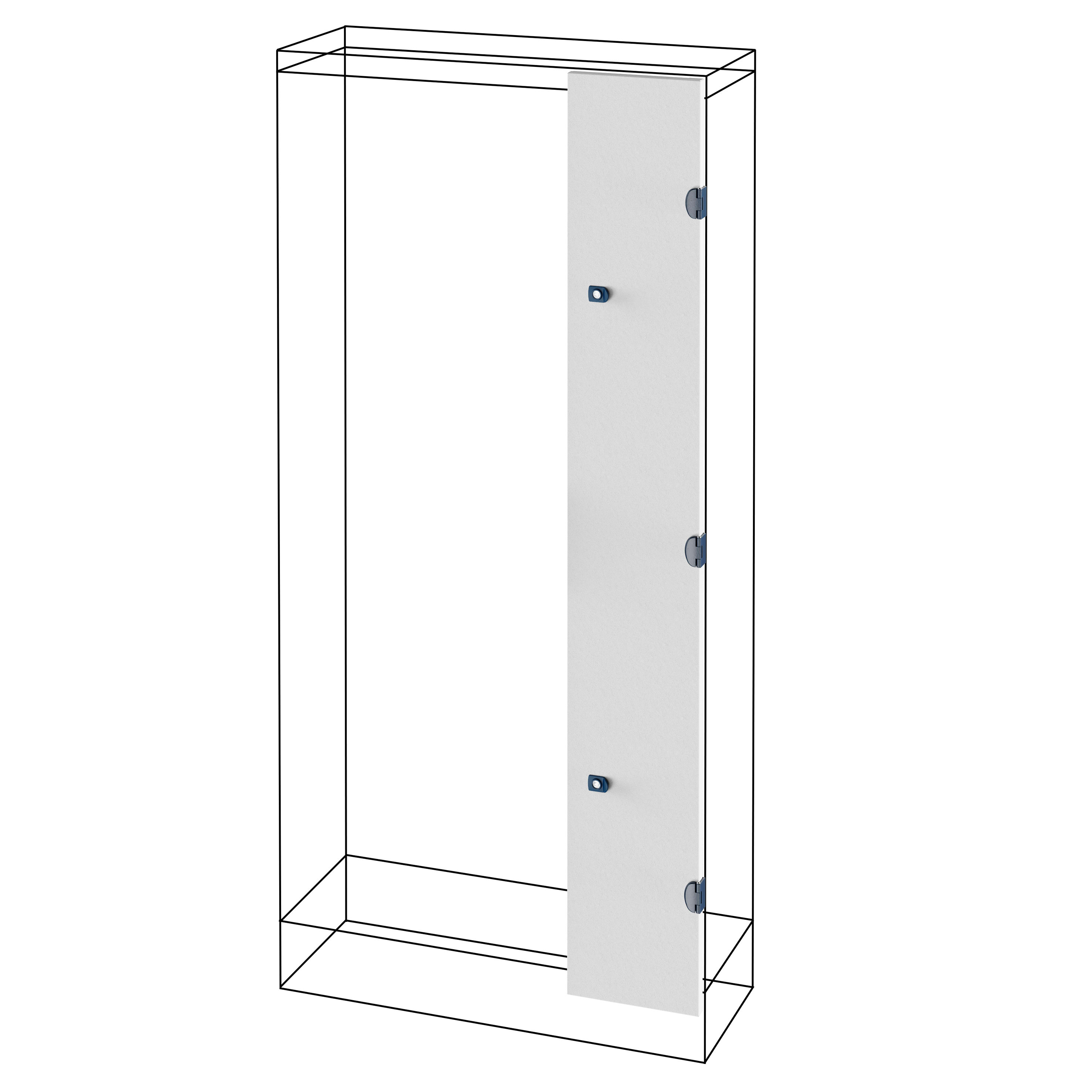 GEWISS - PORTA CIECA - VANO AFFIANCATO - QDX 630/1600 H - (600+300)X2000MM GWD3216