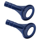 GEWISS - 2 CHIAVI DI RICAMBIO PER PORTE - TIPO TRIANGOLARE - QDX