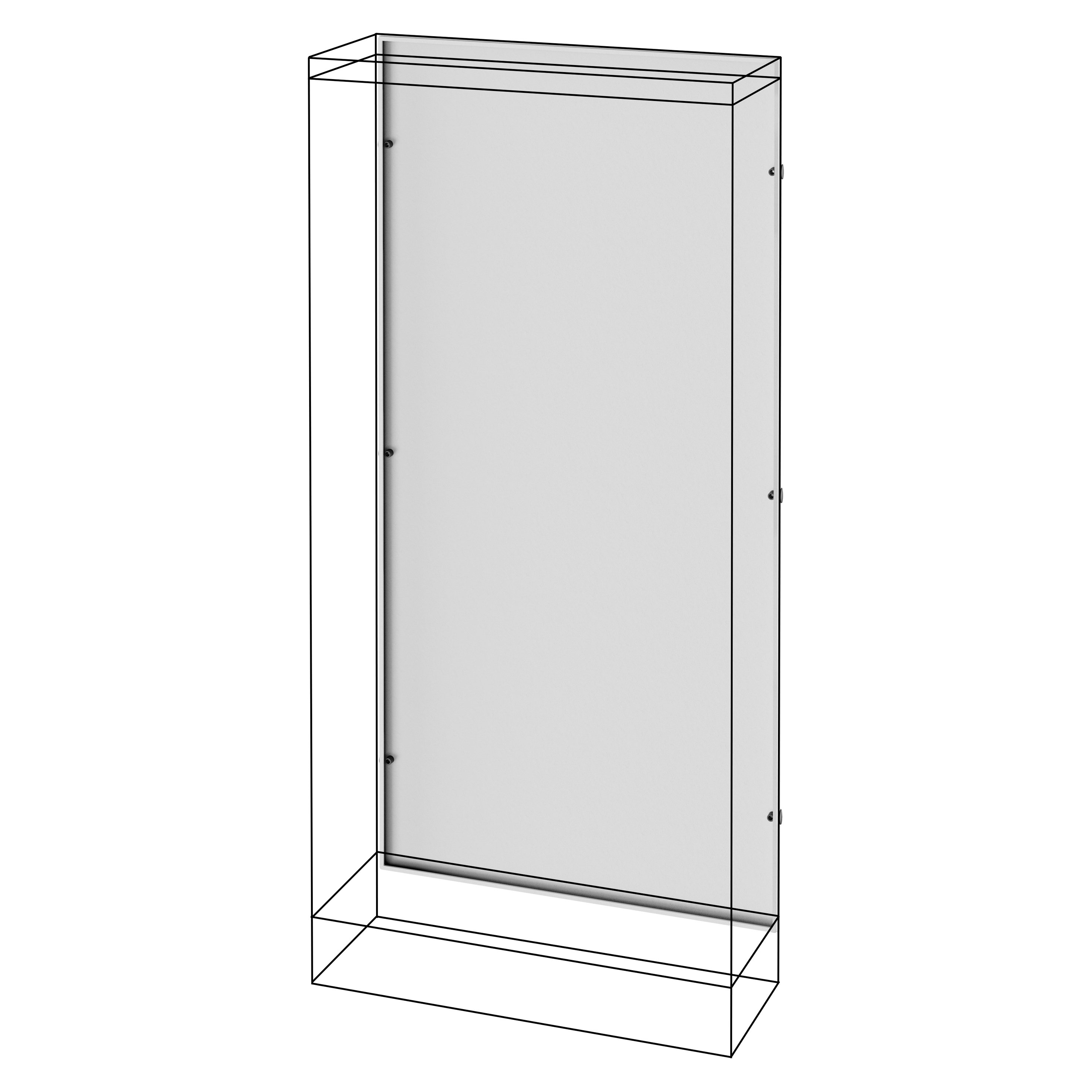 GEWISS - PANNELLO POSTERIORE - QUADRO DA PAVIMENTO CON VANO AFFIANCATO - QDX 630 H - QDX 1600 H - (600+300)x1800mm GWD3688