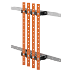 GEWISS - COPPIA DI PORTABARRE - PER BARRE PIATTE 25x4-30x5 - 250-400A - PER STRUTTURE P=300 - STRUTTURA B=600 - PER QDX 630L GWD3703