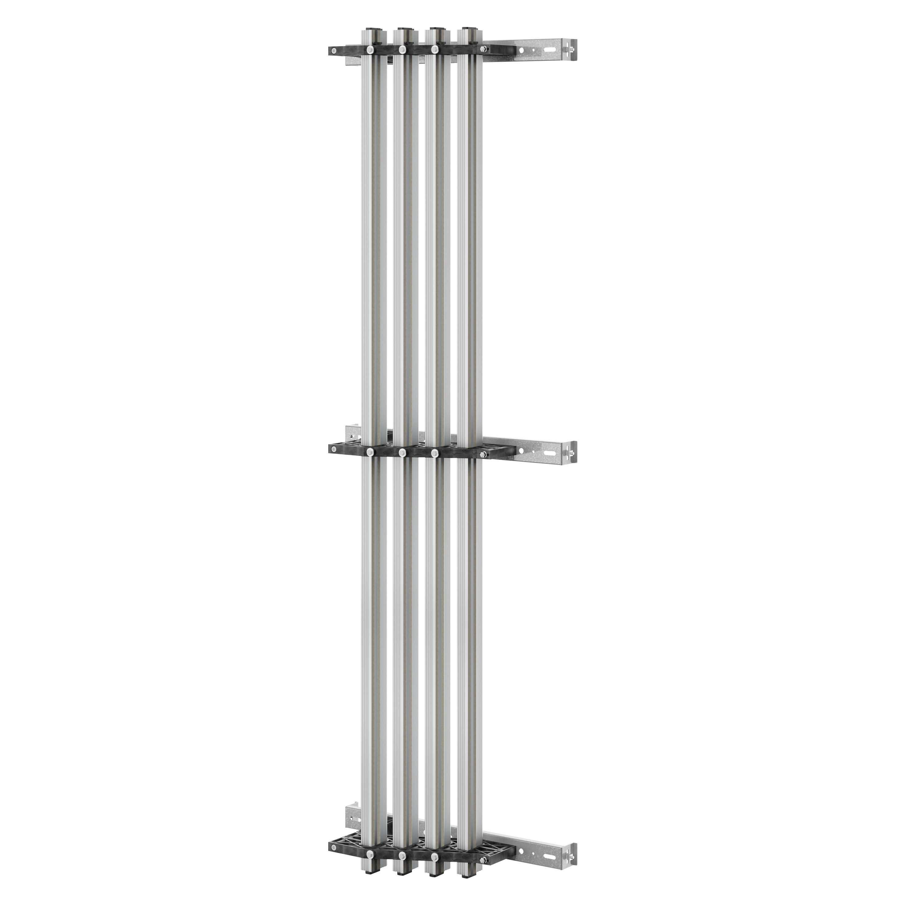 GEWISS - COPPIA DI PORTABARRE - PER BARRE SAGOMATE IN ALLUMINIO - 1250 -1600A - PER STRUTTURE P=600-800 - STRUTTURA B=600 - PER QDX 1600H GWD3756