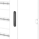 GEWISS - SERRATURA DI RICAMBIO - QDX 630 H - QDX 1600 H - PER PORTE VETRO E CIECHE