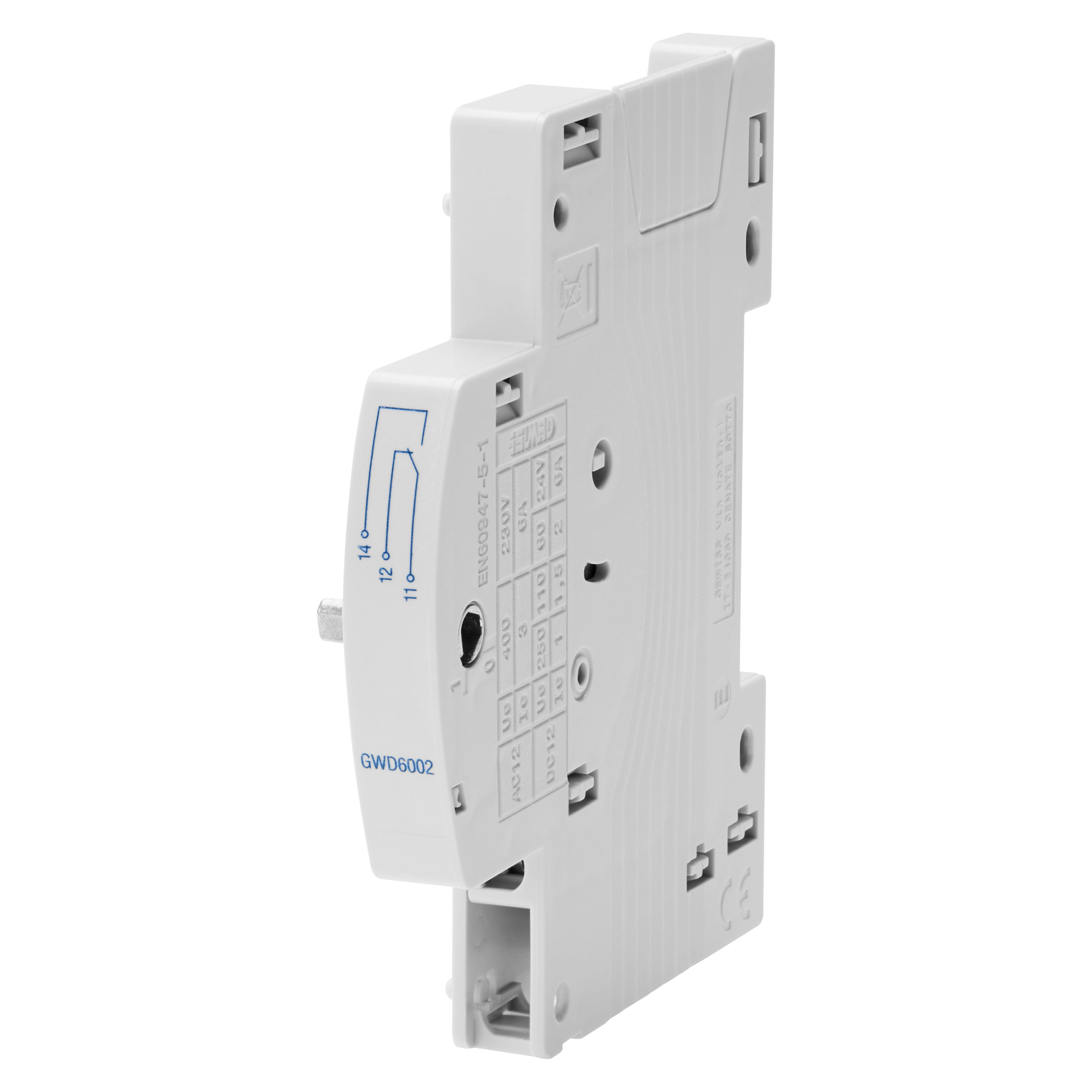 GEWISS - CONTATTO AUSILIARIO DI POSIZIONE - IDP 25-80A 2P - 25-63A 4P - 0,5 MODULI GWD6002