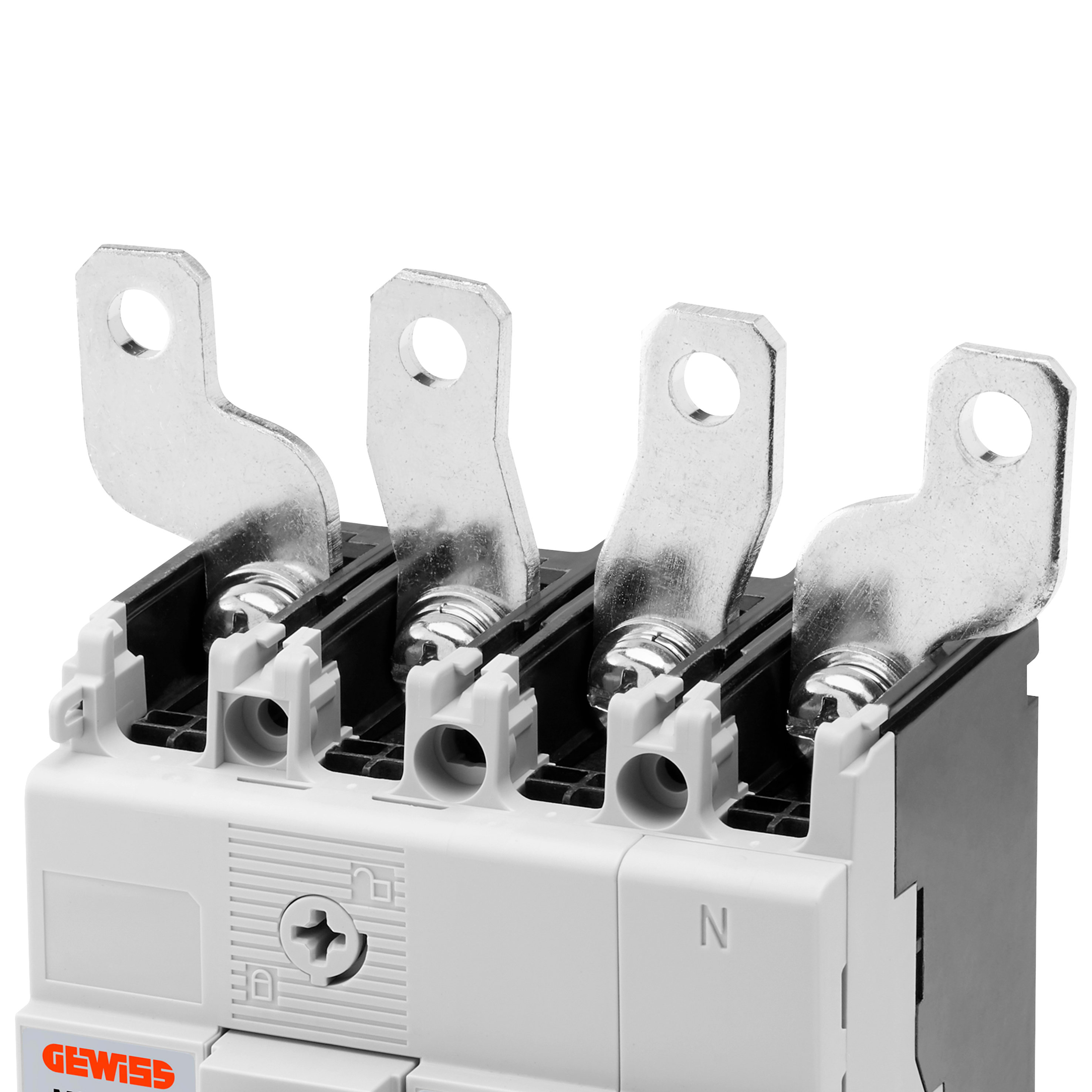 GEWISS - TERMINALI ANTERIORI PROLUNGATI DIVARICATI FB - PER MSX/M160c - 3 PEZZI GWD8761