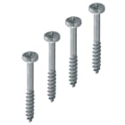 GEWISS - KIT 4 VITI AUTOFILETTANTI IN ACCIAIO INOX - PER POZZETTI 300X300X300