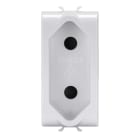 GEWISS - PRESA STANDARD ISTRAELIANO - 250V ac - 2P 10A - 1 MODULO - BIANCO LUCIDO - ANTIBATTERICO - CHORUSMART