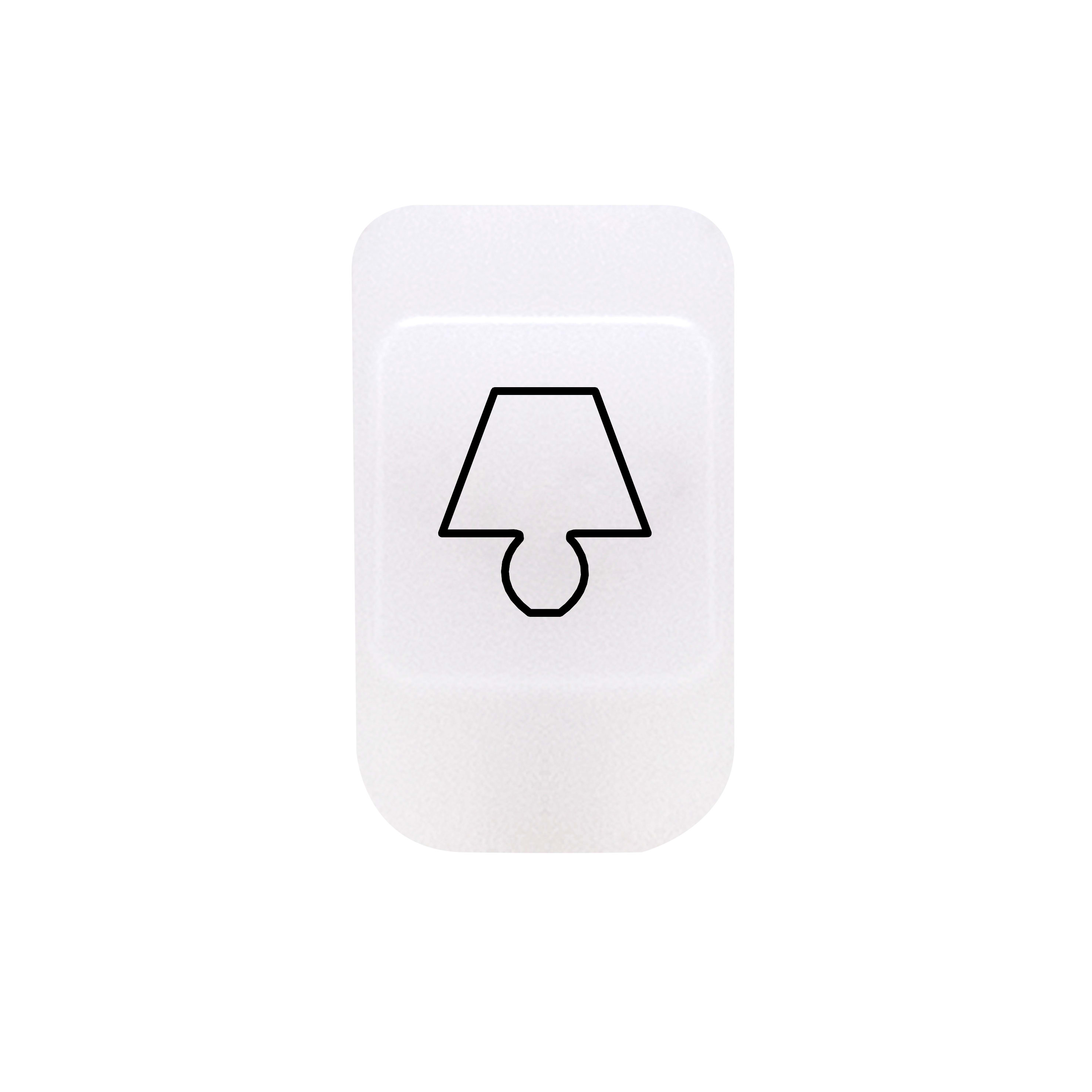 GEWISS - LENTE CON SIMBOLO ILLUMINABILE - ABAT JOUR