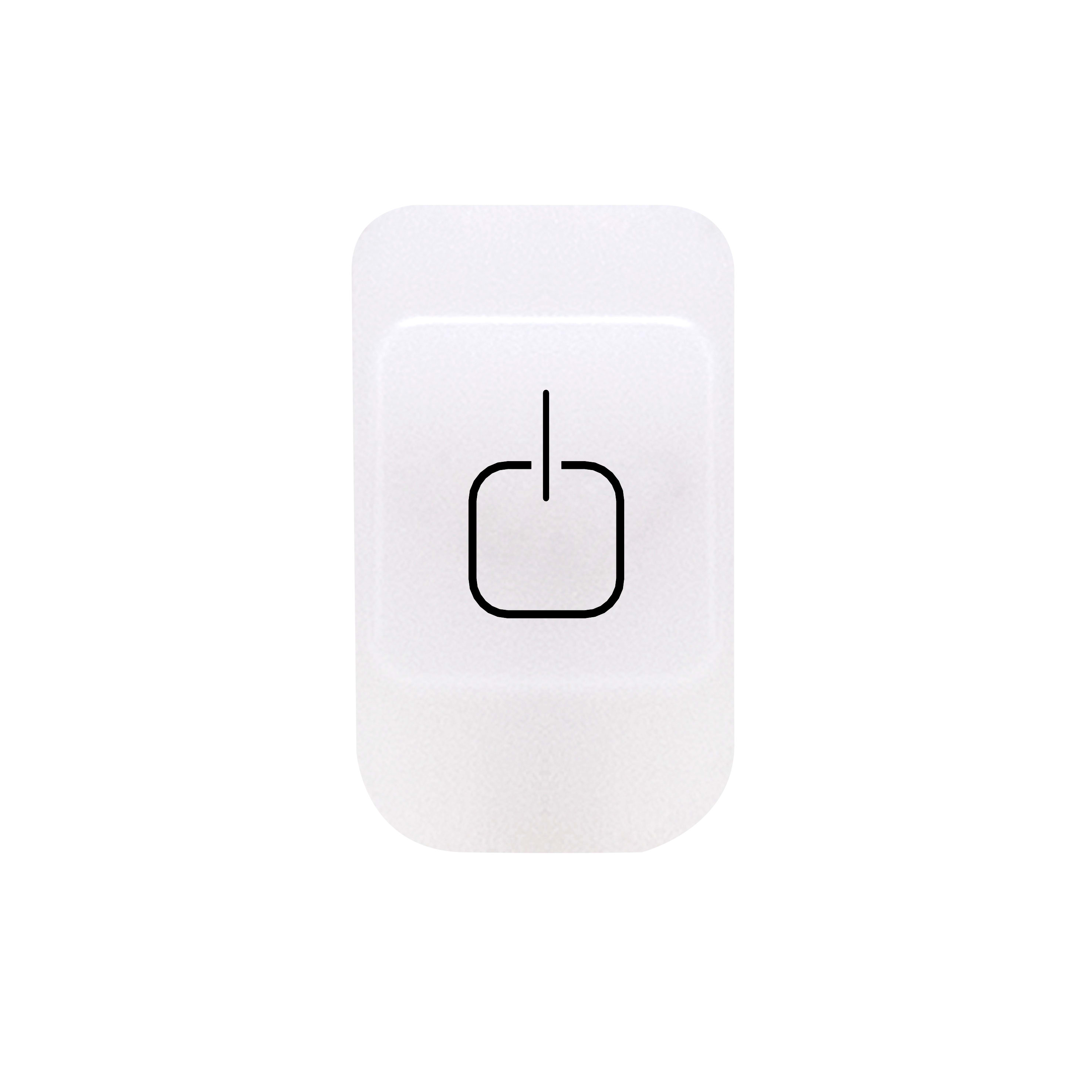 GEWISS - LENTE CON SIMBOLO ILLUMINABILE - ON-OFF