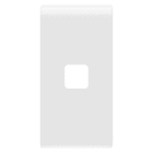 GEWISS - TASTO INTERCAMBIABILE PER COMANDI ASSIALI - DA COMPLETARE CON LENTE - 1 MODULO - BIANCO LUCIDO - CHORUSMART