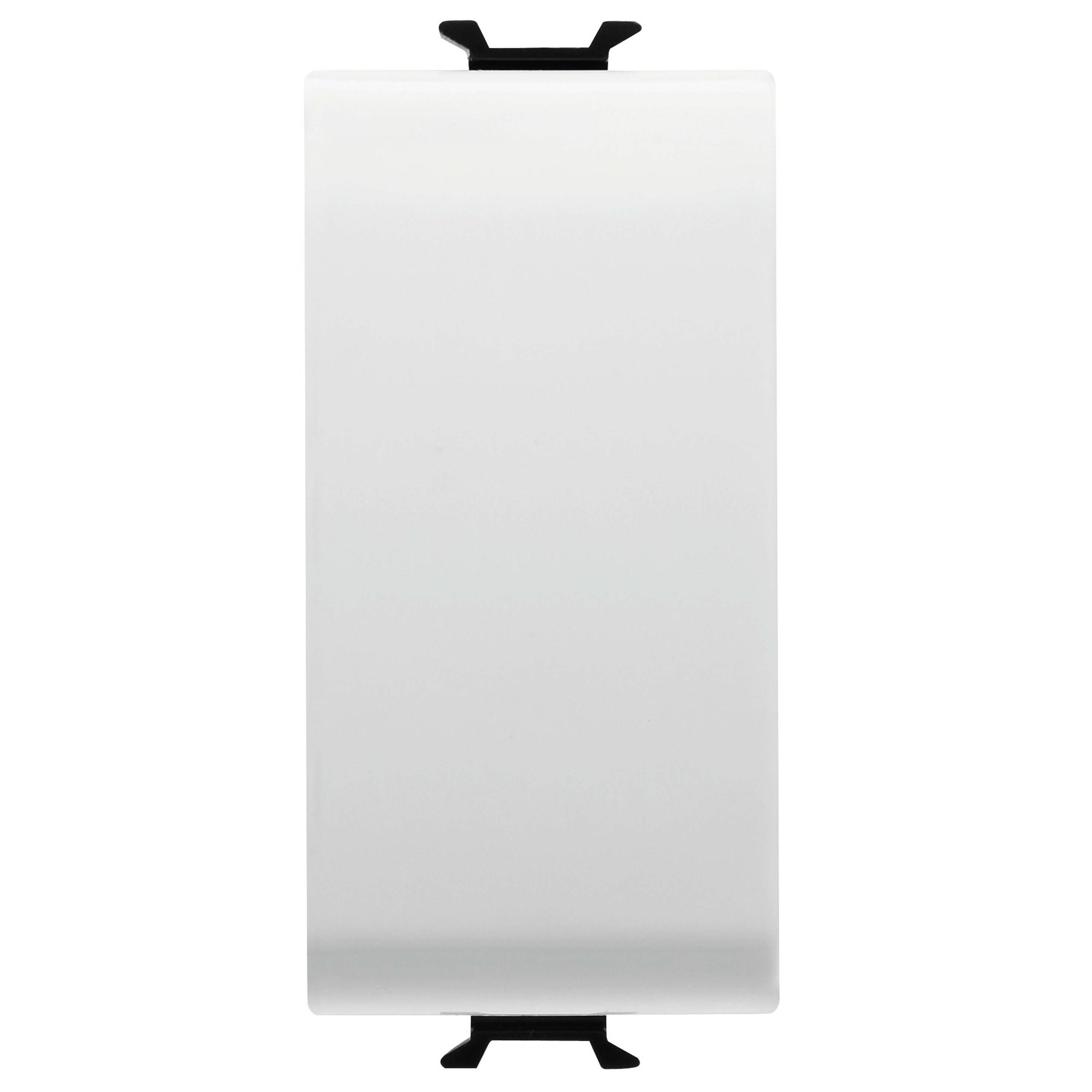 GEWISS - PULSANTE SOFT-CLICK - TASTO NEUTRO - PER RELE', DIMMER E INTER.CONT. BUS - 1P NA/NC 4A PRIVO DI POT. - 1 MODULO - BIANCO LUCIDO - CHORUSMART