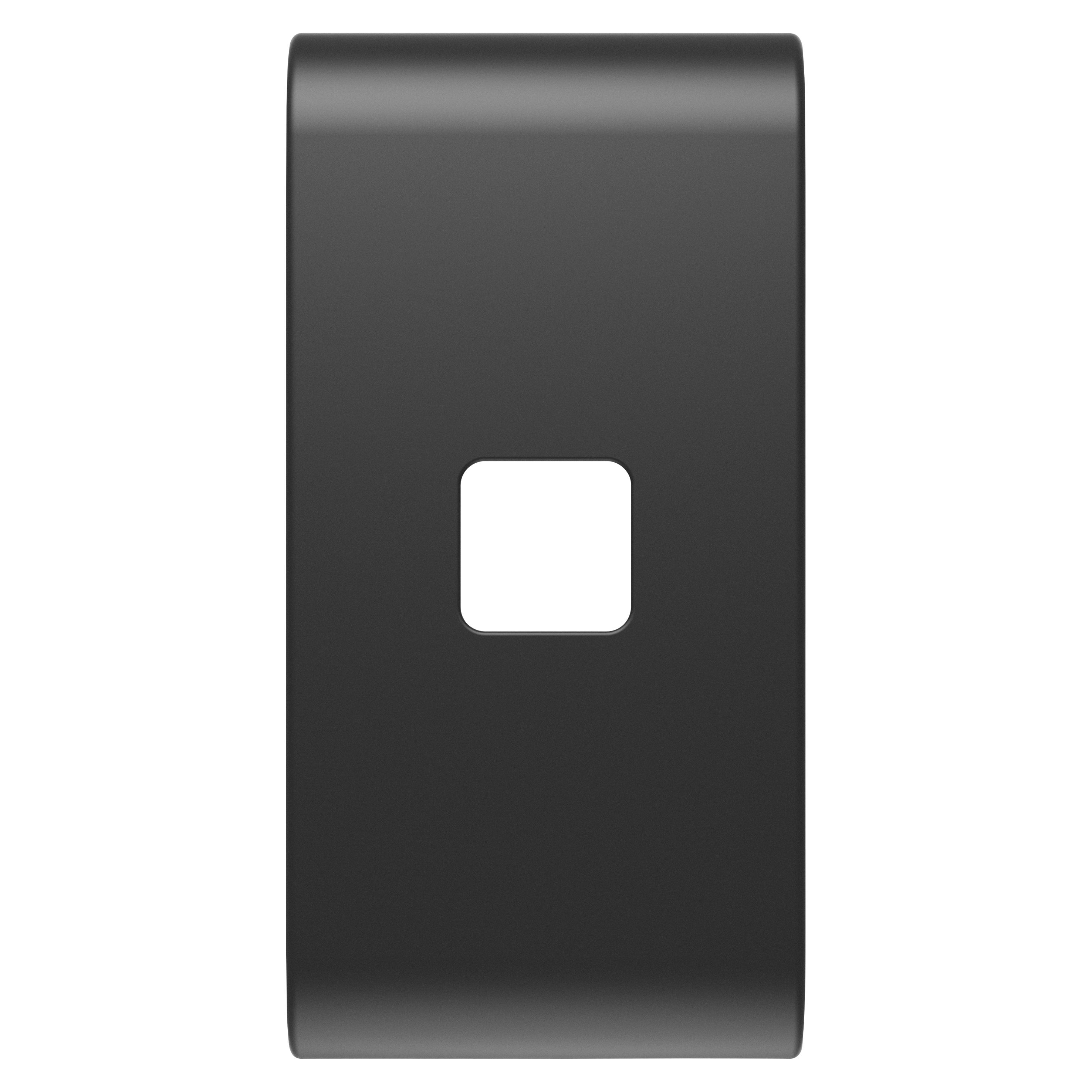 GEWISS - TASTO INTERCAMBIABILE PER COMANDI ASSIALI - DA COMPLETARE CON LENTE - 1 MODULO - NERO SATINATO - CHORUSMART