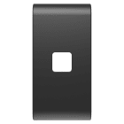 GEWISS - TASTO INTERCAMBIABILE PER COMANDI ASSIALI - DA COMPLETARE CON LENTE - 1 MODULO - NERO SATINATO - CHORUSMART