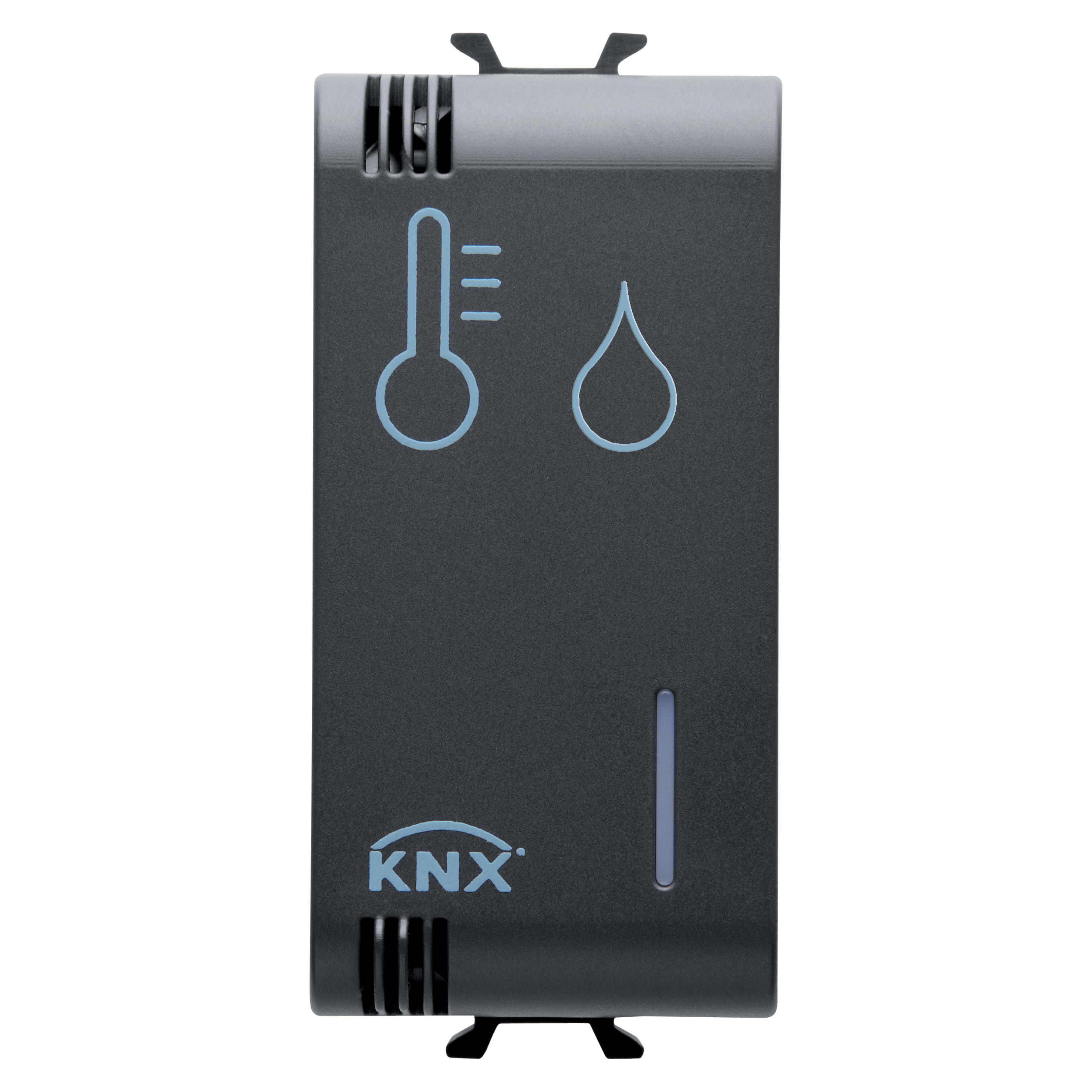 GEWISS - SONDA TERMOREGOLAZIONE/UMIDITÀ - KNX - 1 MODULO - NERO - CHORUSMART