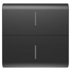 GEWISS - TASTO INTERCAMBIABILE PER PULSANTIERA CONNESSA ECO - 2 MODULI - NERO SATINATO - CHORUSMART