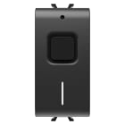 GEWISS - ATTUATORE ON/OFF CONNESSO CON MISURA DI ENERGIA - 100-240 V ac 50/60 Hz - NA 16A (AC1)  240  V ac - 1 MODULO - NERO SATINATO - CHORUSMART