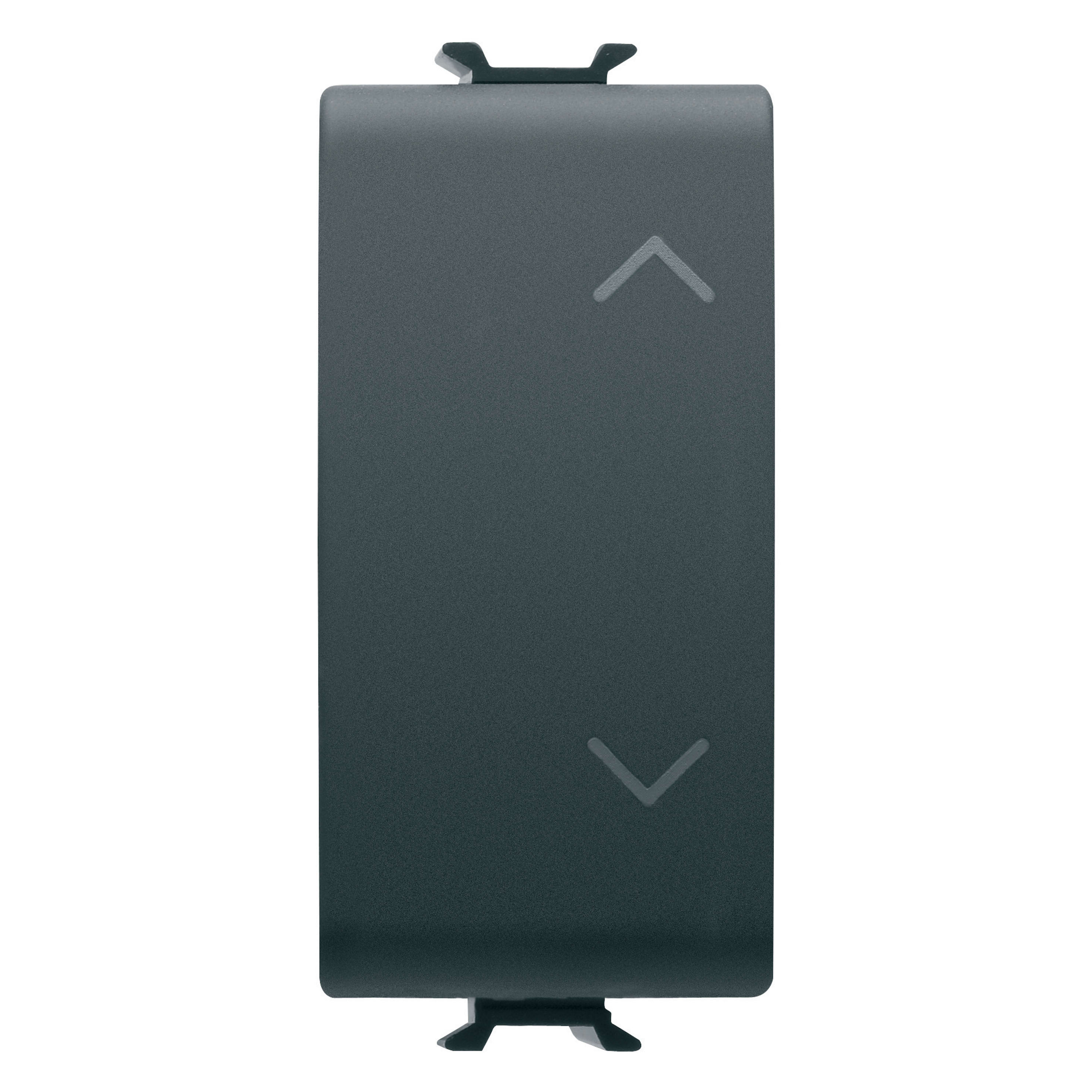 GEWISS - PULSANTE ELETTRONICO SOFT-CLICK - DOPPIO - PER INTERFACCE CONTATTI BUS - 1P 2NA/NC PRIVO DI POTENZIALE - 1 MODULO - NERO SATINATO - CHORUSMART