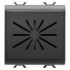 GEWISS - AVVISATORE ACUSTICO DA INCASSO - ANTIFURTO FILARE - NERO - CHORUSMART GW12936