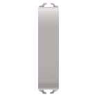 GEWISS - PULSANTE UNIPOLARE 250V ac - NA 10A - TASTO NEUTRO - 1/2 MODULO - NATURAL BEIGE SATINATO - CHORUSMART