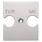 GEWISS - SUPPORTO UNIVERSALE - PRESE COMBINATE TV/R-SAT - NATURAL BEIGE SATINATO - CHORUSMART
