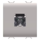 GEWISS - PRESA TELEFONICA STANDARD INTERNAZIONALE - RJ11 - MORSETTI A VITE - 2 MODULI - NATURAL BEIGE SATINATO - CHORUSMART