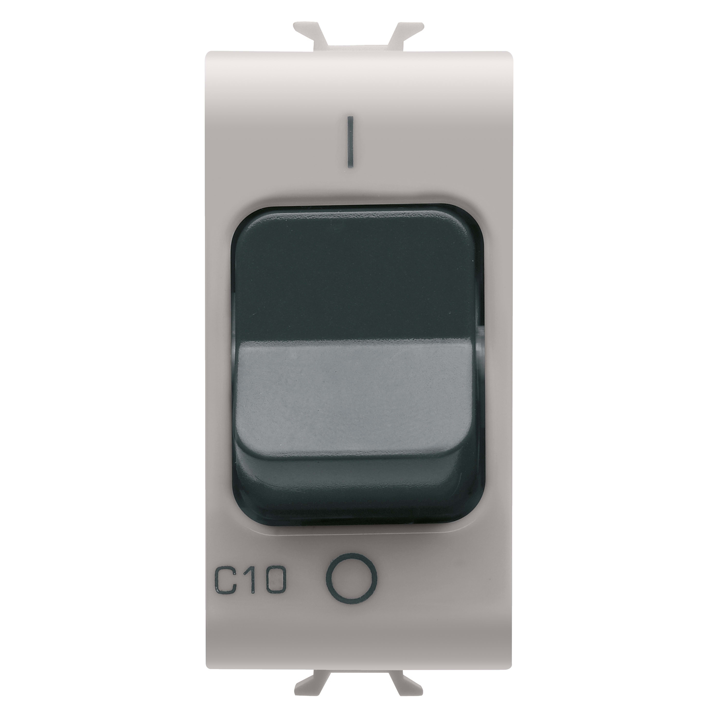 GEWISS - INTERRUTTORE AUTOMATICO MAGNETOTERMICO - CURVA C - 1P+N 10A 230Vac - 1 MODULO - NATURAL BEIGE SATINATO - CHORUSMART