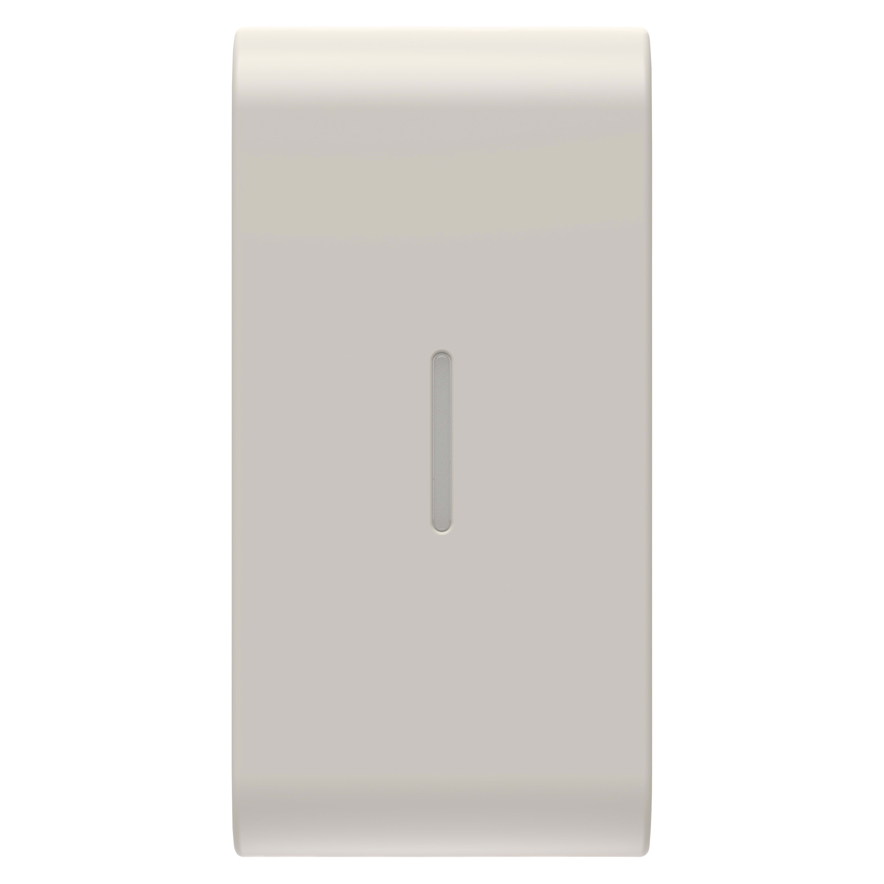 GEWISS - TASTO INTERCAMBIABILE PER COMANDI ASSIALI - CON DIFFUSORE - 1 MODULO - NATURAL BEIGE SATINATO - CHORUSMART