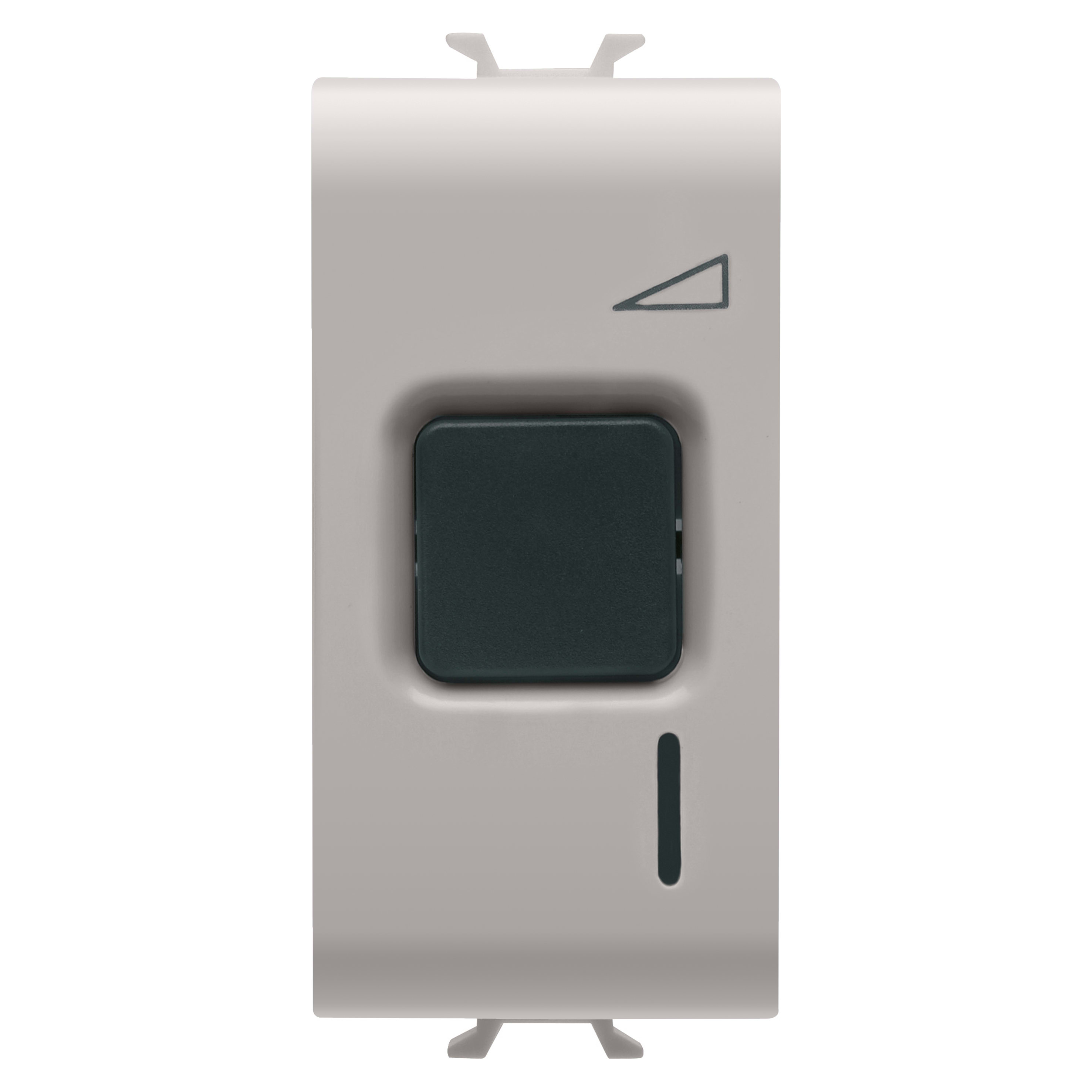 GEWISS - REGOLATORE ELETTRONICO A PULSANTE - 230V ac 50/60Hz - RESISTIVO 60-500W / INDUTTIVO 60-500VA - 1 MODULO - NATURAL BEIGE SATINATO - CHORUSMART