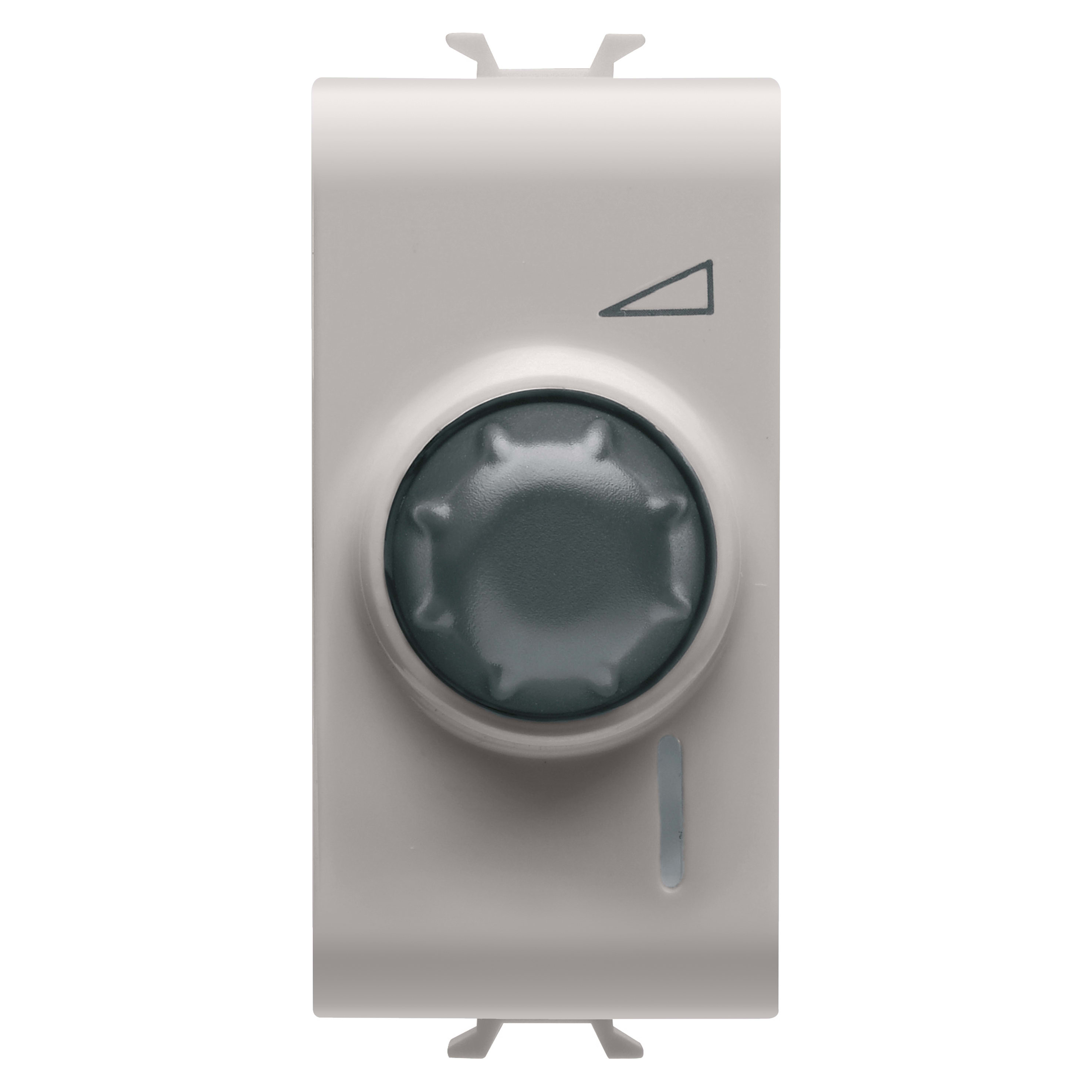 GEWISS - REGOLATORE ELETTRONICO UNIVERSALE ROTATIVO - 230 V ac 50 Hz - NATURAL BEIGE SATINATO - 1 MODULO - CHORUSMART