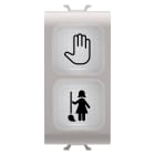 GEWISS - SPIA DI SEGNALAZIONE DOPPIA - OPALE - DND+MUR - 1 MODULO - NATURAL BEIGE SATINATO - CHORUSMART