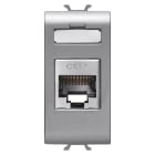 GEWISS - PRESA RJ45 - CATEGORIA 6 - FTP - 1 MODULO CHORUSMART - TITANIO