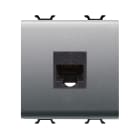 GEWISS - PRESA RJ45 - CATEGORIA 6 - UTP - 2 MODULI - TITANIO - CHORUSMART