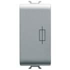GEWISS - PORTAFUSIBILE - 250V ac 16A - 1 MODULO - TITANIO - CHORUSMART GW14491