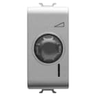 GEWISS - REGOLATORE ELETTRONICO ROTATIVO - DEVIATORE - 230V ac 50/60Hz - RESISTIVO 100-500W / INDUTTIVO 100-500VA - 1 MODULO - TITANIO - CHORUSMART